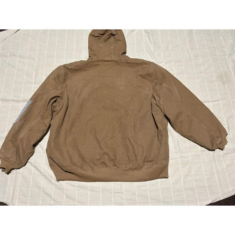 NWT Rare CARHARTT 4XL  Auburn Coat Sandstone Quilt Lined 100826 J130 BRN